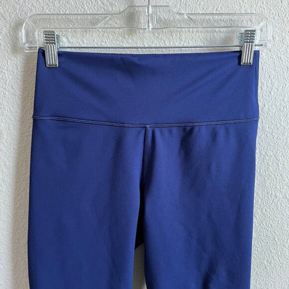 Fabletics Define Powerhold High Rise Legging 7/8 Women's S Blue Gym Athletic - Picture 2 of 7
